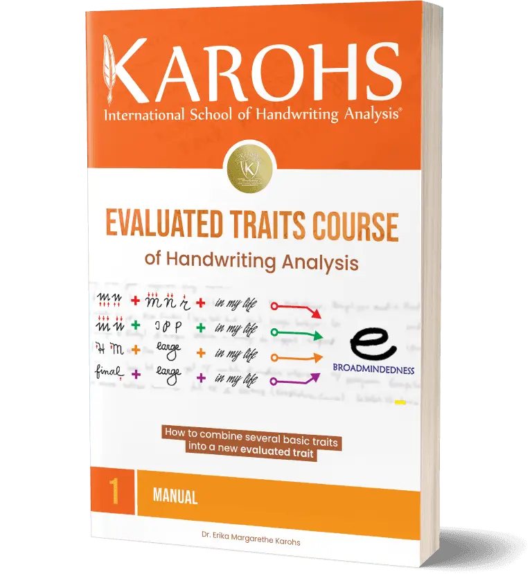 KAROHS -EVALUATED COURSE of Handwriting Analysis Graphology