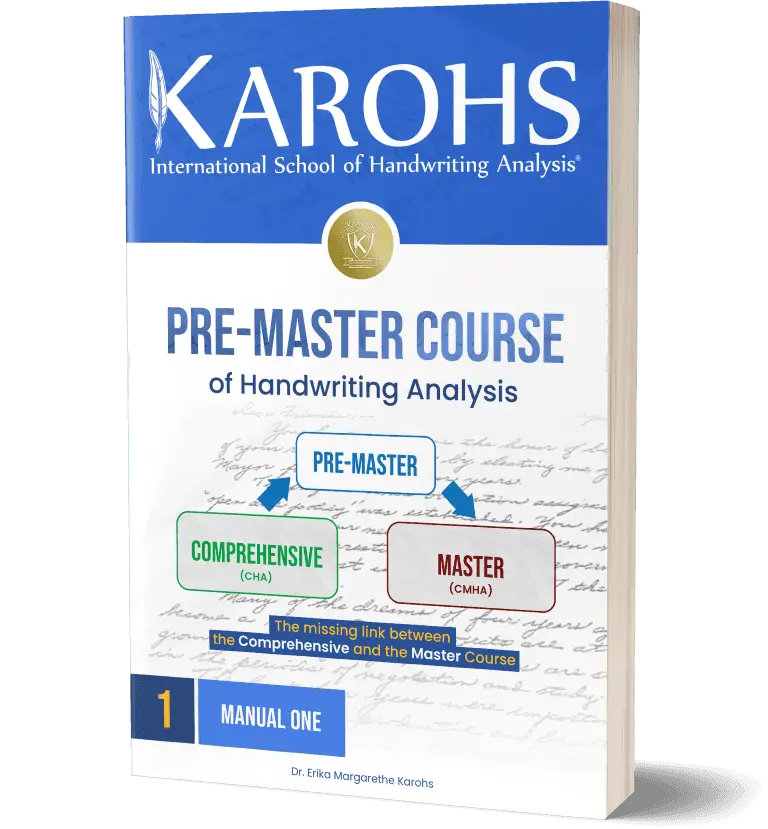 KAROHS - PRE-MASTER COURSE of Handwriting Analysis Graphology - Intermediate Cover Book