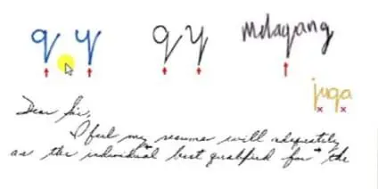 Sharp corners in the lower area