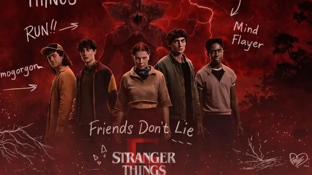 emotional expression and handwriting in Stranger Things