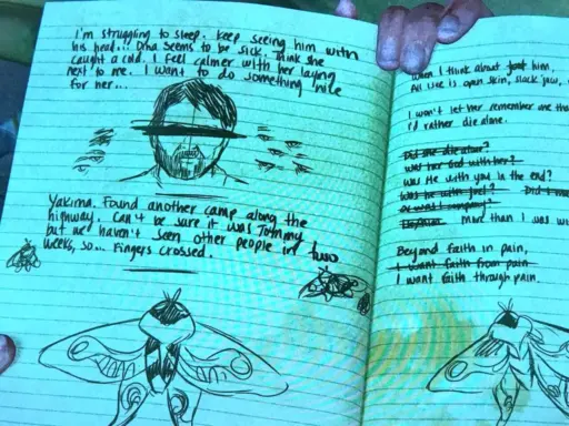 Ellie's handwriting