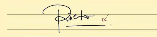 Underline Signature